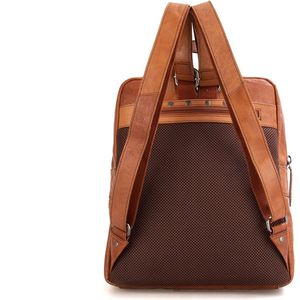 Spikes & Sparrow Leren Laptop Rugzak 13 inch Bronco 69530 Brandy