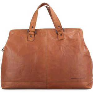 Spikes & Sparrow Authentic Leren Dokterstas / Weekendtas - Brandy