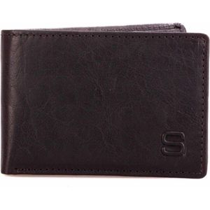 Spikes & Sparrow Portemonnee Heren -  Bronco - zwart
