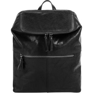 Spikes & Sparrow Leren Rugzak Dorien, Zwart