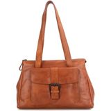 Spikes & Sparrow Medium  Schoudertas / Crossbody Tas  Dames - Leer - Bronco  -  Cognac