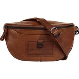 Spikes & Sparrow Kleine Crossbodytas / Schoudertas Dames - Leer - Bronco - Cognac