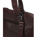 Spikes & Sparrow Durante Laptop Bag 12"" dark brown