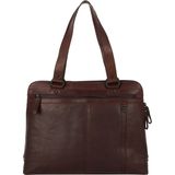 Spikes & Sparrow Durante Laptop Bag 12"" dark brown