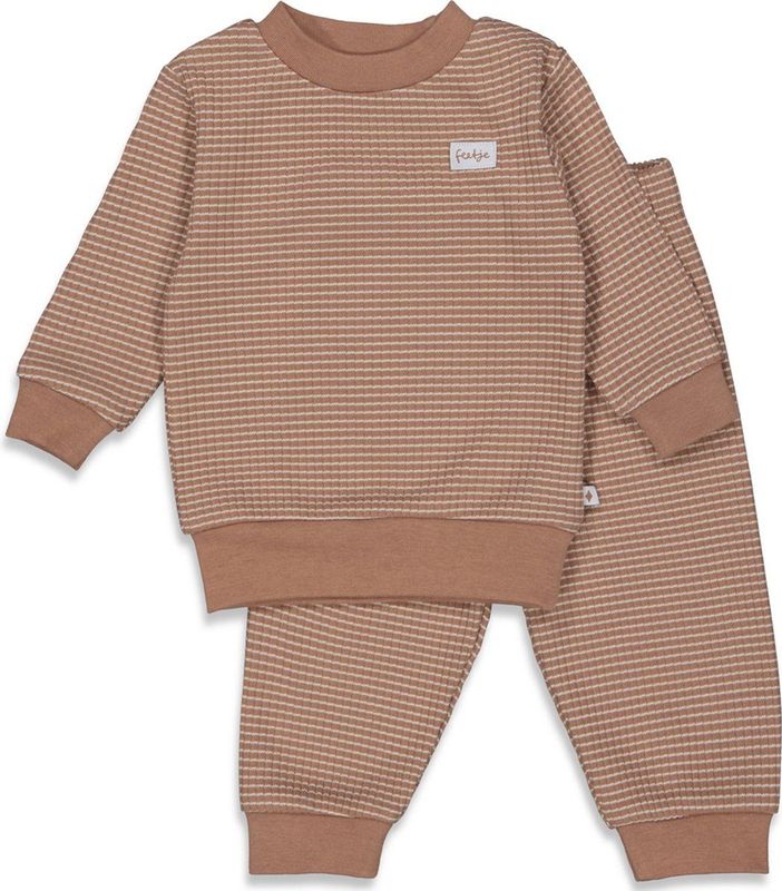 FEETJE Pyjama Wafel - Bruin