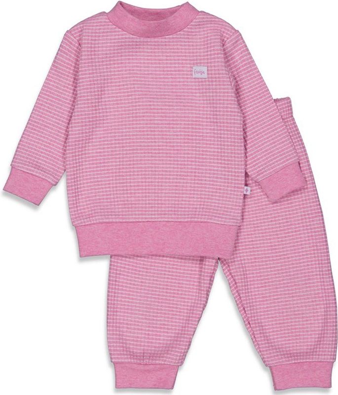 Feetje Wafel Pyjama Roze Melee Mt.