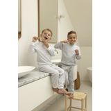 Feetje - Wafel Pyjama - Grijs Melee