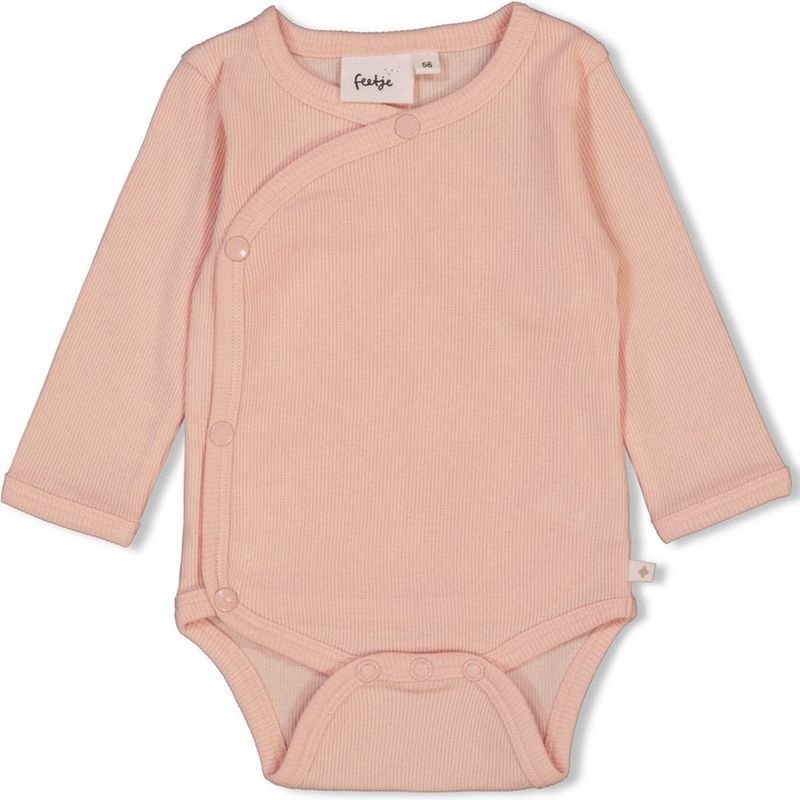 Feetje - Rompertje - Roze - Katoen - Lange Mouwen