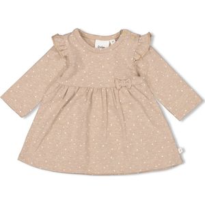 Feetje - The Magic is in You Jurk - Taupe Melange - Zacht Materiaal