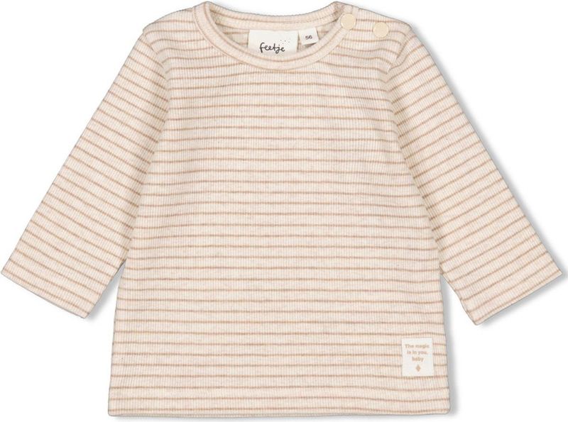 Feetje - The Magic is in You - Rib Longsleeve - Taupe Melange
