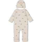 Feetje geschenkset boxpak + muts met all over print offwhite