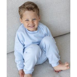 Feetje - Wafel Pyjama - Lichtblauw - Unisex
