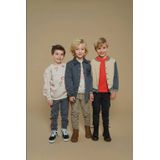 Sturdy - Vest - Katoen met Elastaan - Ronde Hals - Lange Mouwen