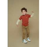 Sturdy - Chasing Trails - Longsleeve - Donker Oranje/Ecru