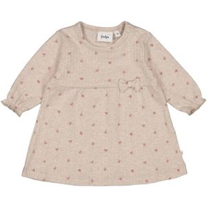 Feetje - Morning Sun - Korte Jurk - Beige - Katoen met Ruches