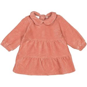 Feetje - Woodland Bloom - Jurk - Zachte Velours Ribstof - Lange Mouwen