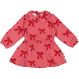 Feetje - Jurk - Roze - Midi Lengte - Lange Mouwen - Klassieke Kraag