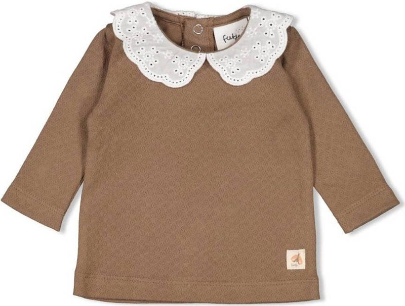 Feetje - Longsleeve - 100% Katoen - Met Peter Pan-kraag