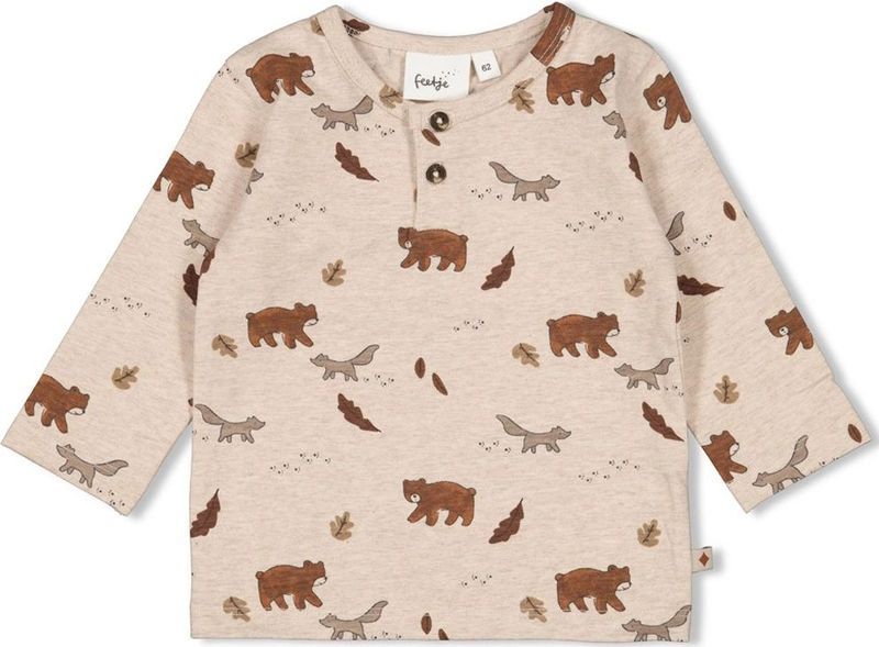 Feetje - Wild World - Longsleeve - Beige