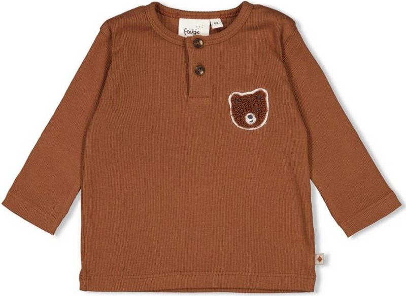 Feetje - Wild World - Longsleeve - Bruin