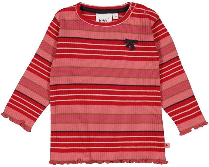 Feetje - Queen of Hearts - Longsleeve - Roze/Rood