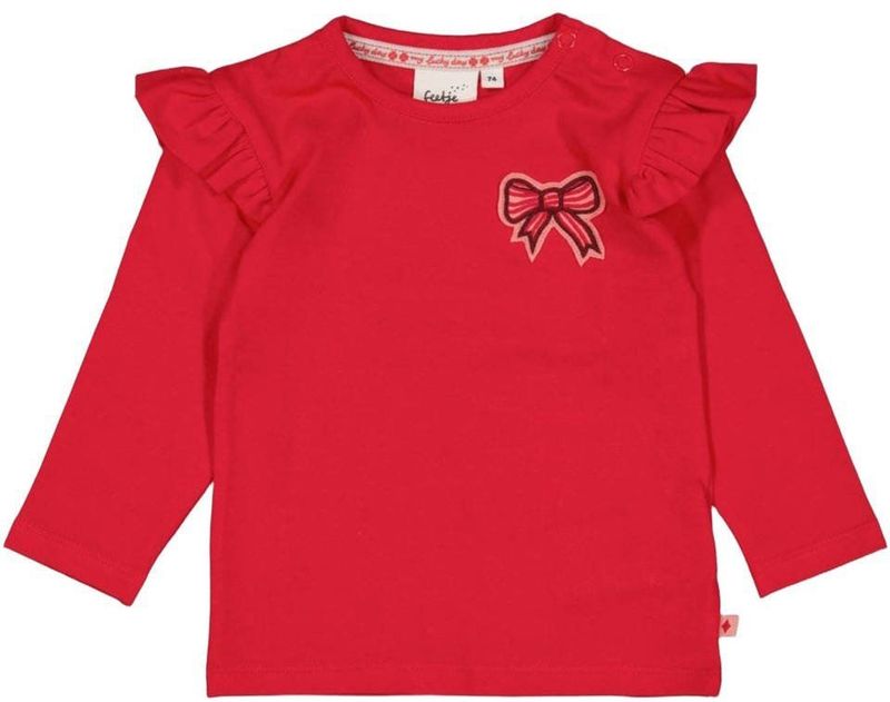 Feetje - Longsleeve - Queen of Hearts - Zacht Katoen - Met Drukknoopsluiting