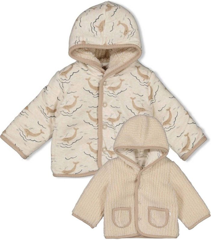 Feetje - Narwal - Jas - Winter - Omkeerbaar - Teddy Materiaal