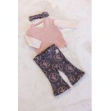 Feetje - Woodland Bloom - Flared Broek - Grijs