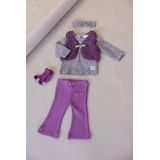 Feetje - Better Together - Broek - Paars - Flared Pasvorm