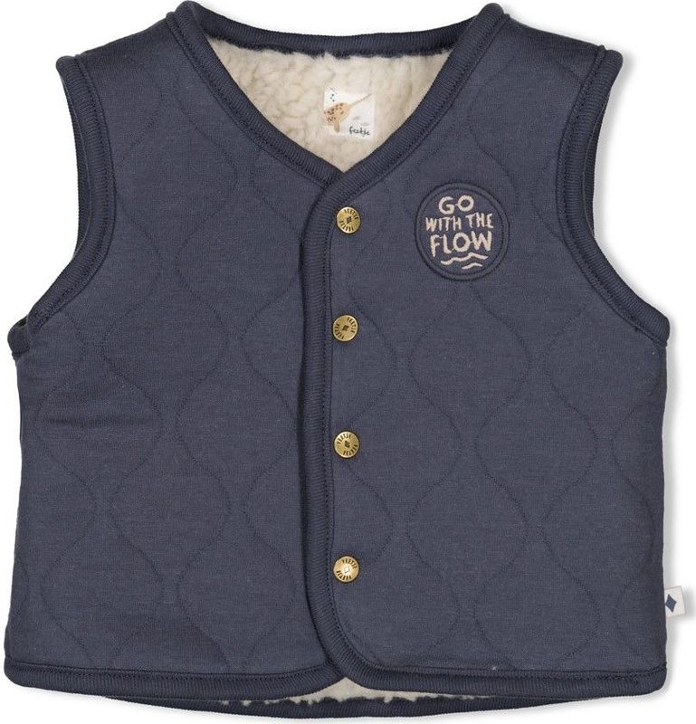 Feetje - Narwal - Gilet - Mouwloos - 100% Polyester - Omkeerbaar