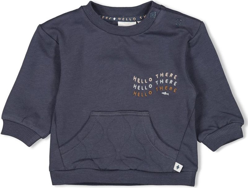 Feetje - Narwal - Sweater - Blauw - Katoen