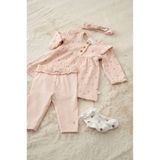 Feetje - Morning Sun - Huissokken - Ecru/Rood