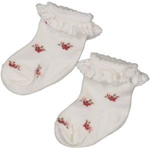 Feetje - Morning Sun - Huissokken - Ecru/Rood