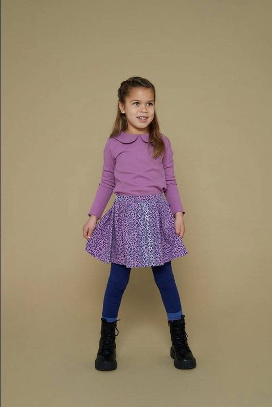 Jubel - Korte Rok - Paars - Plooirok