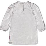 Jubel - Korte Jurk - Zilver - Lange Mouwen - Ronde Hals