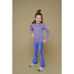 Jubel - Fluwelen Flared Broek - Lila