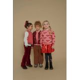 Jubel - Queen Of Hearts - Bomber Vest - Roze/Wit/Donkerrood