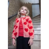 Jubel - Queen Of Hearts - Gebreid Vest - Roze/Rood