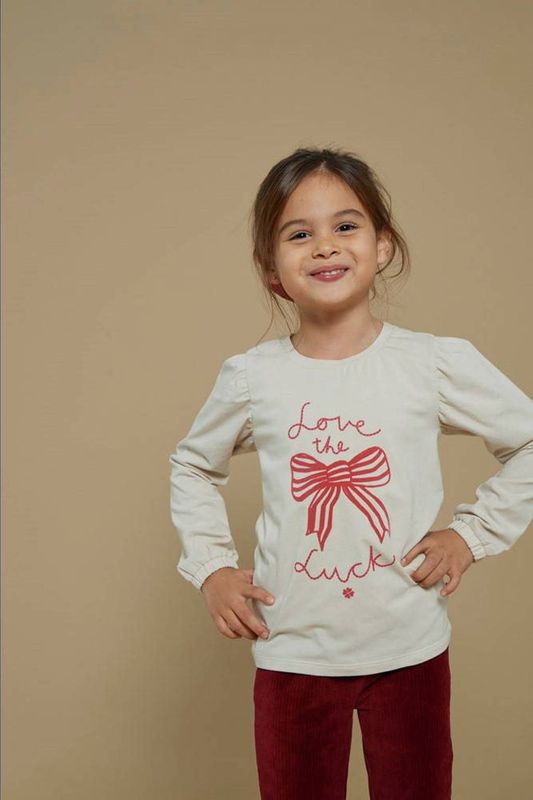 Jubel - Queen Of Hearts - Longsleeve - Ecru/Roze