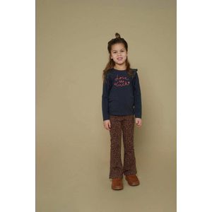 Jubel - Longsleeve - Katoen - Met Ruches en Ronde Hals