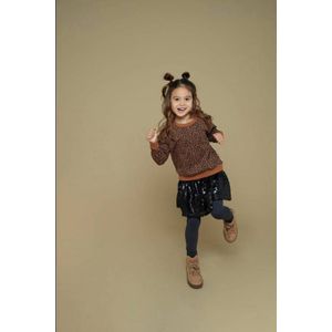 Jubel - Queen Of Hearts - Sweater - Bruin/Zwart