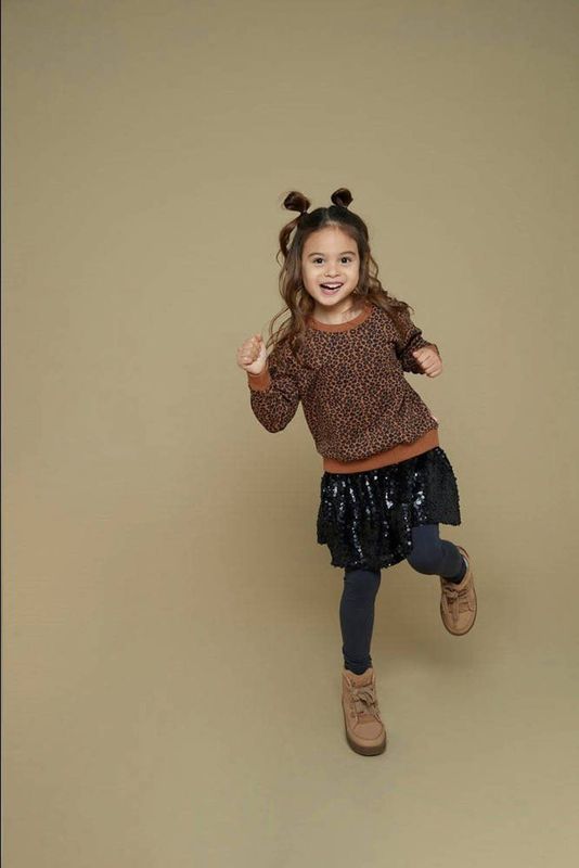 Jubel - Queen Of Hearts - Sweater - Bruin/Zwart