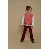 Jubel - Fluwelen Flared Broek - Bordeaux - Comfortabel