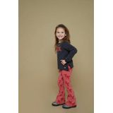 Jubel - Queen Of Hearts - Flared Broek - Roze/Rood