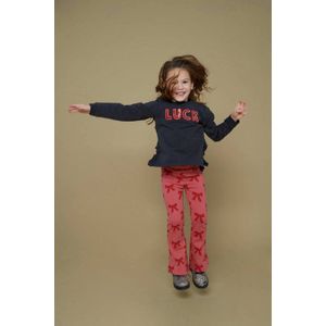 Jubel - Queen Of Hearts - Flared Broek - Roze/Rood