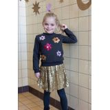 Jubel - Midi Rok - Plooirok - Met Glitters en Pailletten