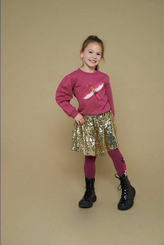 Jubel - Midi Rok - Plooirok - Met Glitters en Pailletten