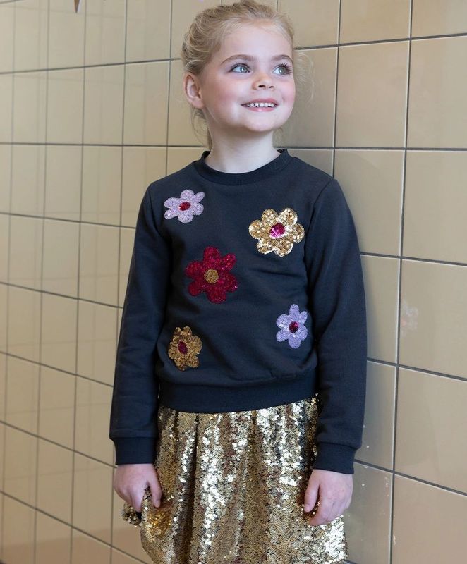 Jubel - Sweater - Met Bloemenprint - Comfortabel - Stretchkatoen