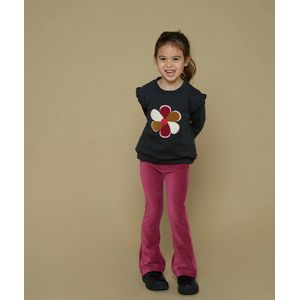 Jubel - Fluwelen Flared Legging - Paars