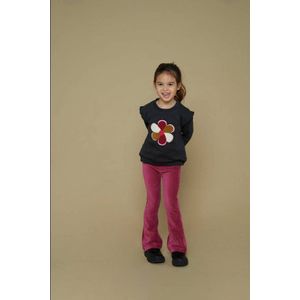 Jubel - Fluwelen Flared Legging - Paars